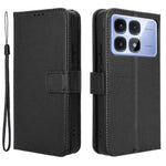 For Xiaomi Redmi K70 Ultra Phone Stand Case Diamond Texture PU Leather Cover Wallet