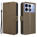 For Xiaomi Redmi K70 Ultra Phone Stand Case Diamond Texture PU Leather Cover Wallet