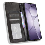 For Xiaomi Redmi K70 Ultra Cell Phone Case Retro PU Leather Wallet Phone Stand Cover