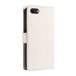 Til iPhone SE (2022) / SE (2020) / iPhone 8 / 7 / 6s / 6 Cover med rhombemønster i læder med remme