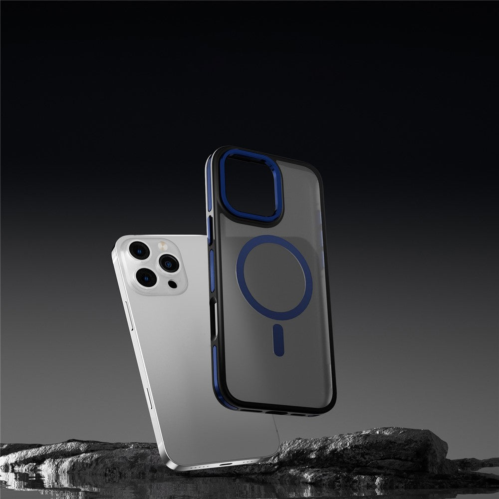 C1 Series For iPhone 13 Pro Max Case Skin-Touch TPU+PC Drop-Proof Phone Cover Compatible with MagSafe