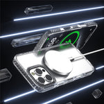 Til iPhone 14 Pro etui, kompatibel med MagSafe PC+TPU cover med lang snor