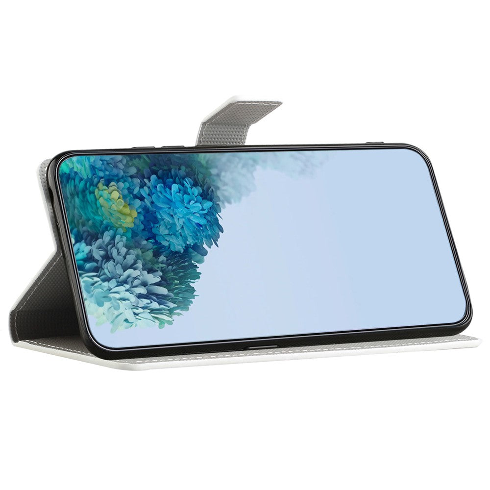 Til Samsung Galaxy A16 5G / A16 4G Cover med Mønstertryk, PU-læder Pung Telefoncover