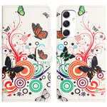 Til Samsung Galaxy A16 5G / A16 4G Cover med Mønstertryk, PU-læder Pung Telefoncover