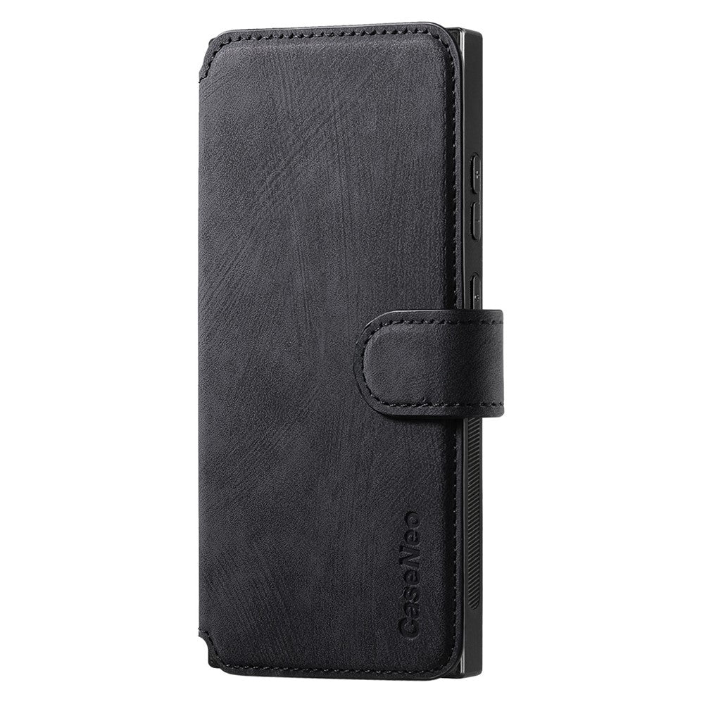 For Samsung Galaxy S23 Ultra Magnetisk Cover CASENEO Aftageligt Læder Telefon Pung Cover