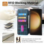 For Samsung Galaxy S23 Ultra Magnetisk Cover CASENEO Aftageligt Læder Telefon Pung Cover