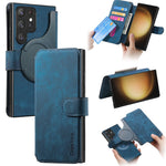 For Samsung Galaxy S23 Ultra Magnetisk Cover CASENEO Aftageligt Læder Telefon Pung Cover