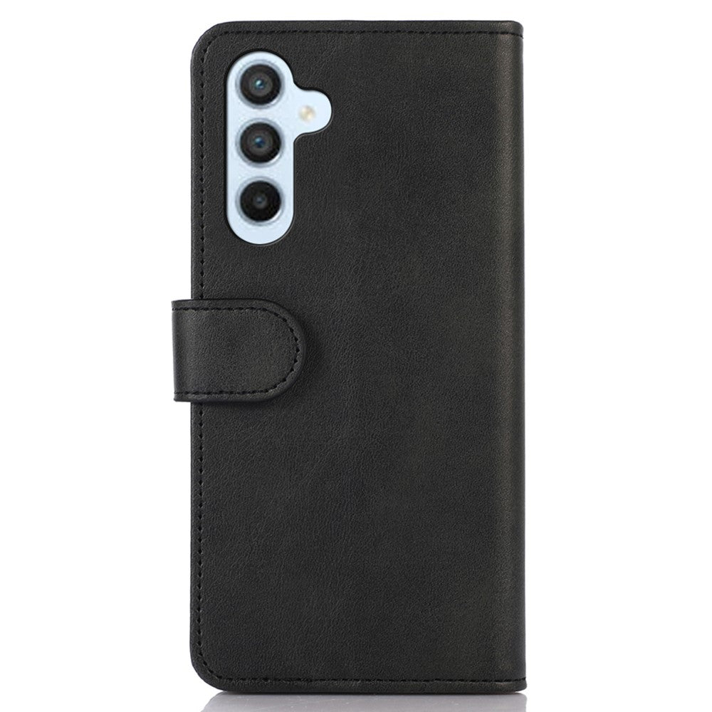 Til Samsung Galaxy M35 5G Etui i Koskind Tekstur Læder Pung Telefon Cover med Stand