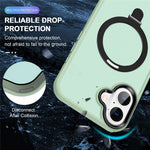 For iPhone 16 Plus Case Kickstand Back Phone Cover Compatible with MagSafe