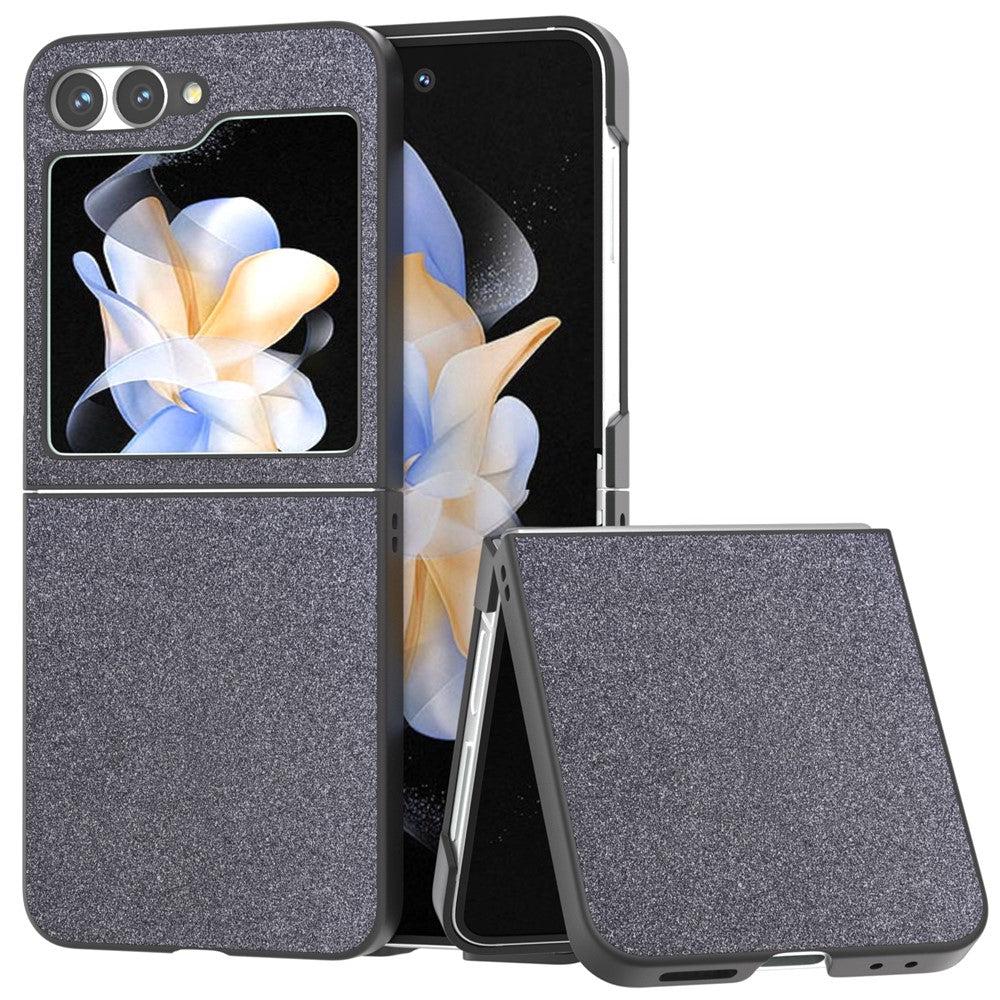 For Samsung Galaxy Z Flip7 FE 5G / Z Flip6 5G Case Glitter Leather+PC Phone Cover
