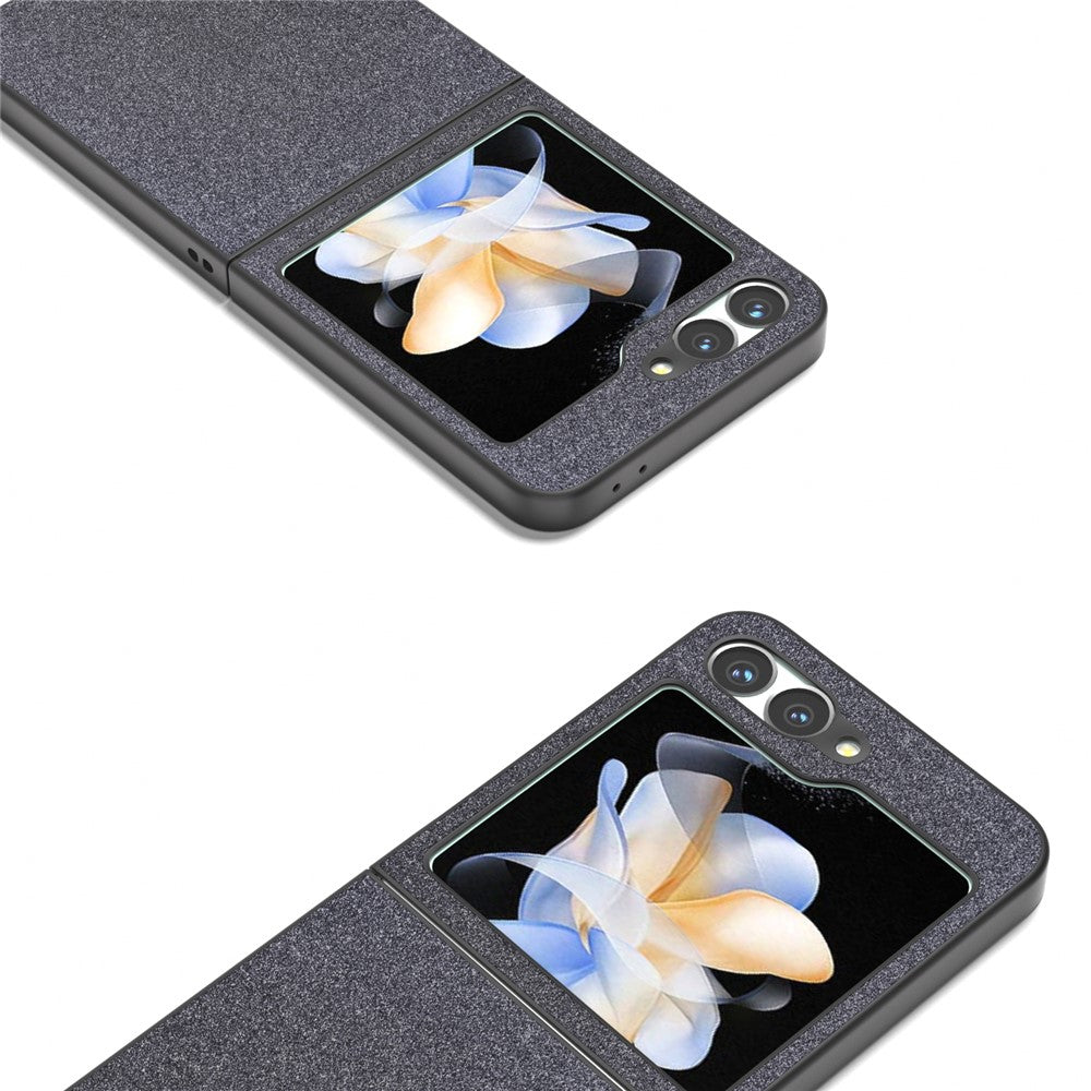 For Samsung Galaxy Z Flip7 FE 5G / Z Flip6 5G Case Glitter Leather+PC Phone Cover