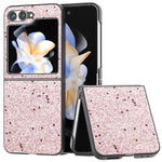 For Samsung Galaxy Z Flip7 FE 5G / Z Flip6 5G Case Glitter Leather+PC Phone Cover