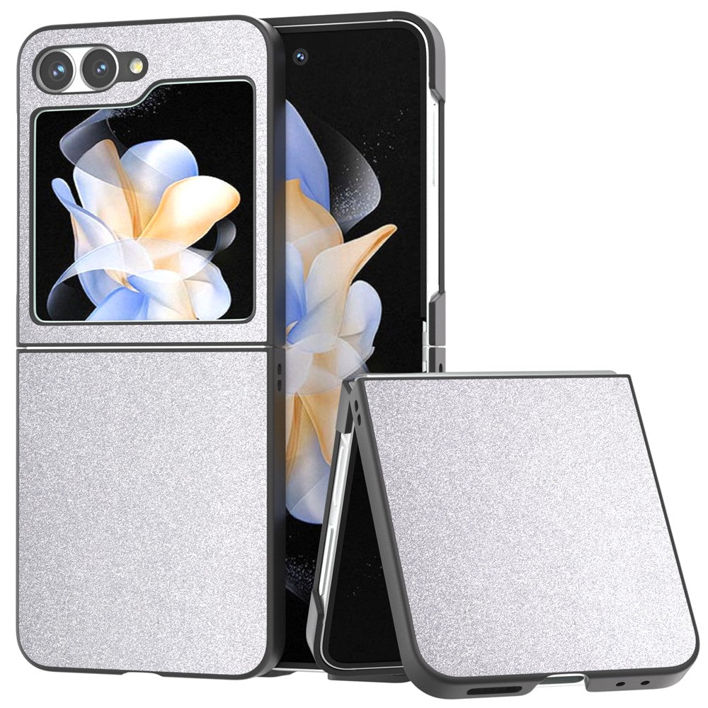 For Samsung Galaxy Z Flip7 FE 5G / Z Flip6 5G Case Glitter Leather+PC Phone Cover