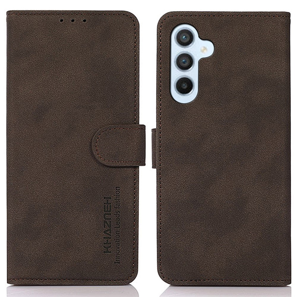 KHAZNEH Til Samsung Galaxy M35 5G Stand Case PU Læder Pung Telefoncover