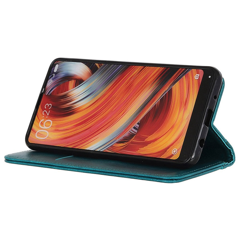 For Samsung Galaxy M35 5G Stand Case Split Leather Litchi Texture Wallet Phone Cover