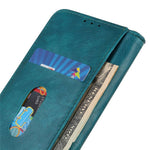 For Samsung Galaxy M35 5G Stand Case Split Leather Litchi Texture Wallet Phone Cover