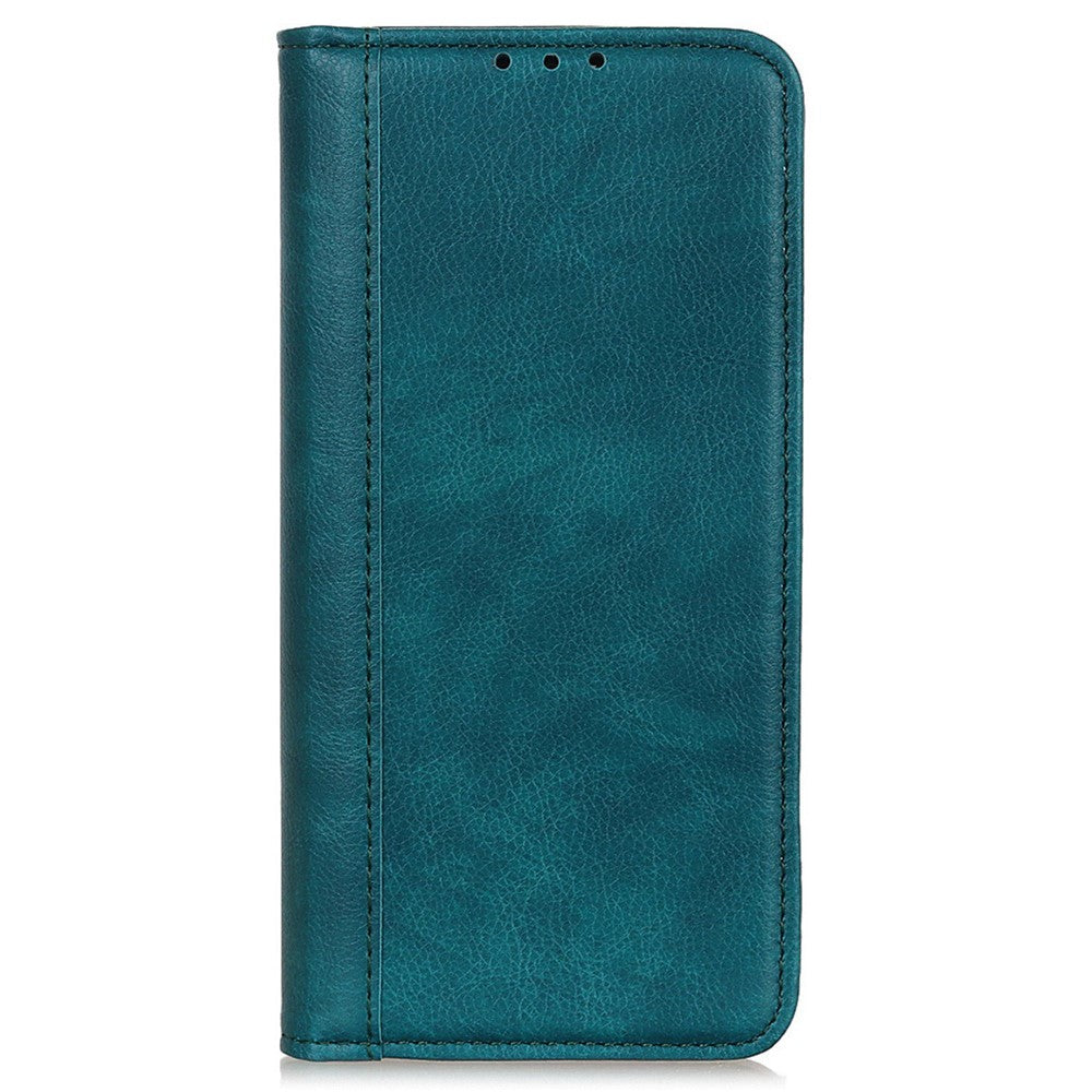 For Samsung Galaxy M35 5G Stand Case Split Leather Litchi Texture Wallet Phone Cover