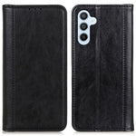 For Samsung Galaxy M35 5G Stand Case Split Leather Litchi Texture Wallet Phone Cover