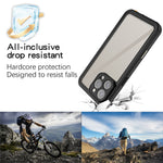 REDPEPPER FS-serien til iPhone 16 Pro Max telefoncover IP68 Vandtæt telefoncover med klar bagside