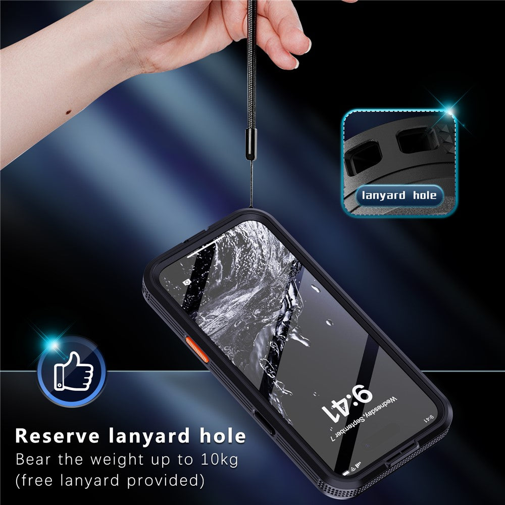REDPEPPER For iPhone 16 Pro Max Case Compatible with MagSafe IP68 Waterproof Clear Phone Cover
