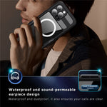 REDPEPPER For iPhone 16 Pro Max Case Compatible with MagSafe IP68 Waterproof Clear Phone Cover