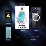 REDPEPPER For iPhone 16 Pro Max Case Compatible with MagSafe IP68 Waterproof Clear Phone Cover