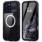REDPEPPER For iPhone 16 Pro Max Case Compatible with MagSafe IP68 Waterproof Clear Phone Cover