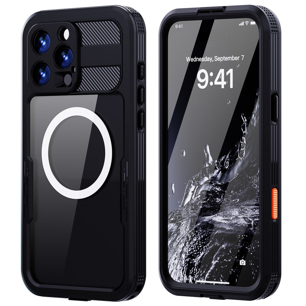 REDPEPPER For iPhone 16 Pro Max Case Compatible with MagSafe IP68 Waterproof Clear Phone Cover