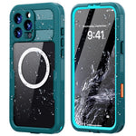 REDPEPPER For iPhone 16 Pro Max Case Compatible with MagSafe IP68 Waterproof Clear Phone Cover