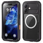 REDPEPPER For iPhone 16 Phone Case Compatible with MagSafe IP68 Waterproof Clear Phone Cover