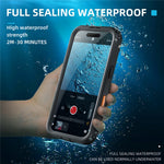 REDPEPPER For iPhone 16 Phone Case Compatible with MagSafe IP68 Waterproof Clear Phone Cover