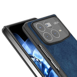 Skyddsskal för Xiaomi Mix Fold 4 5G med svart kant och PU+PC-fodral