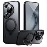 For Huawei Pura 70 Pro+  /  Pura 70 Pro Phone Case Kickstand Matte Back Cover Magnetic Case