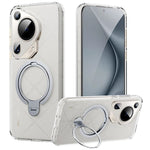 For Huawei Pura 70 Ultra Phone Case Kickstand Matte Back Cover Magnetic Case