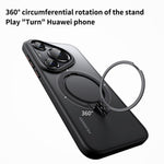 For Huawei Pura 70 Phone Case Kickstand Matte Back Cover Magnetic Case