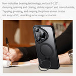 For Huawei Pura 70 Phone Case Kickstand Matte Back Cover Magnetic Case