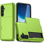 For Samsung Galaxy S24 FE Case with Card Holder TPU + PC Phone Back Cover
