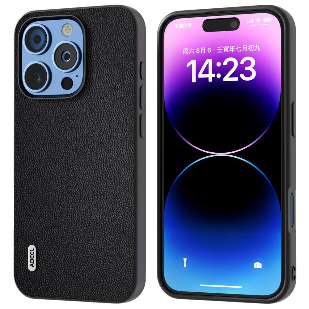 ABEEL til iPhone 16 Pro Cover Ægte Koskind PC Telefoncover