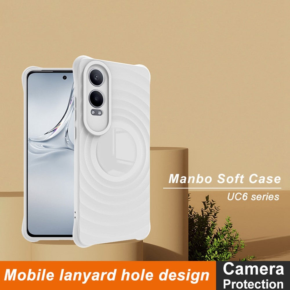 IMAK UC-6-serien för OnePlus Nord CE4 Lite 5G / Oppo K12x 5G (Kina) TPU-skal med frostat mjukt mobilskydd