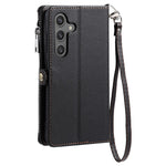 015 Style Til Samsung Galaxy A16 5G / A16 4G Etui TPU+PU Læderpung Telefoncover med Remme
