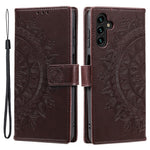 Til Samsung Galaxy A16 5G / A16 4G Etui Præget Totem PU Læder Pung Stativ Telefoncover