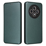 Oppo Reno12 F 5G-cover i kulfibertekstureret læder med mobilkvittering