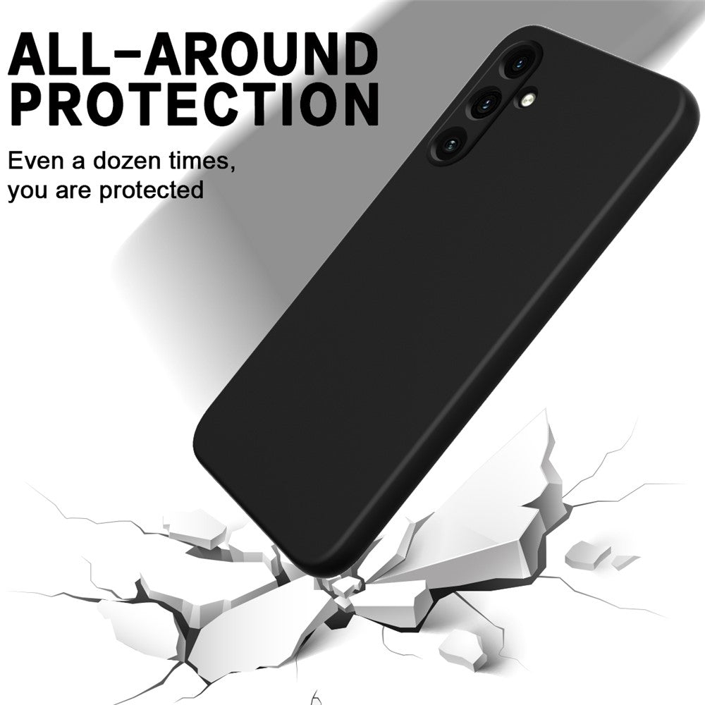 For Samsung Galaxy M35 5G Case Anti-Drop Liquid Silicone Phone Cover with Strap
