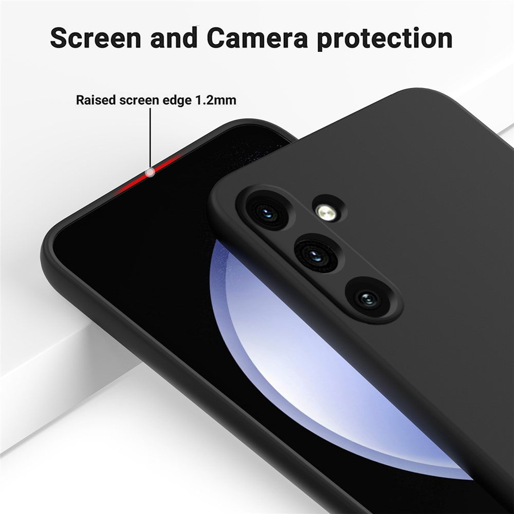 For Samsung Galaxy M35 5G Case Anti-Drop Liquid Silicone Phone Cover with Strap