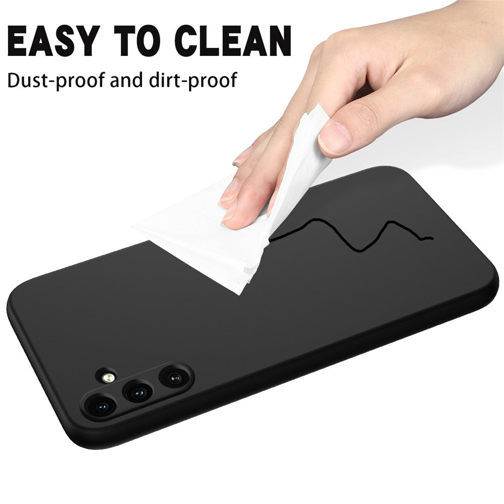 For Samsung Galaxy M35 5G Case Anti-Drop Liquid Silicone Phone Cover with Strap