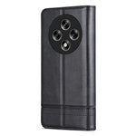 AZNS For Oppo Reno12 F 5G Wallet Case Cowhide Texture PU Leather Folio Flip Phone Cover