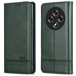 AZNS For Oppo Reno12 F 5G Wallet Case Cowhide Texture PU Leather Folio Flip Phone Cover