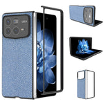 ABEEL For Xiaomi Mix Fold 4 5G Case Glitter Rhinestone Texture Leather+PC Phone Cover
