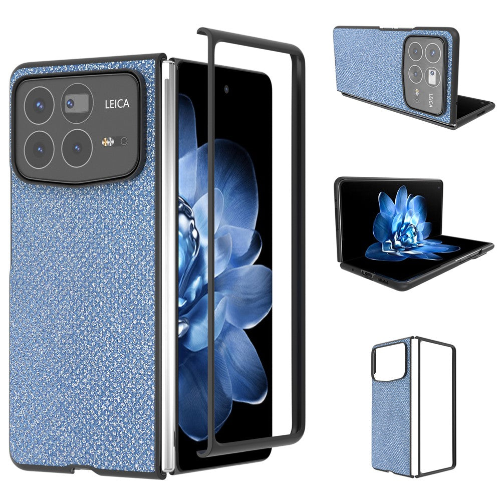 ABEEL For Xiaomi Mix Fold 4 5G Case Glitter Rhinestone Texture Leather+PC Phone Cover