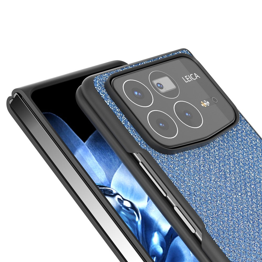 ABEEL For Xiaomi Mix Fold 4 5G Case Glitter Rhinestone Texture Leather+PC Phone Cover